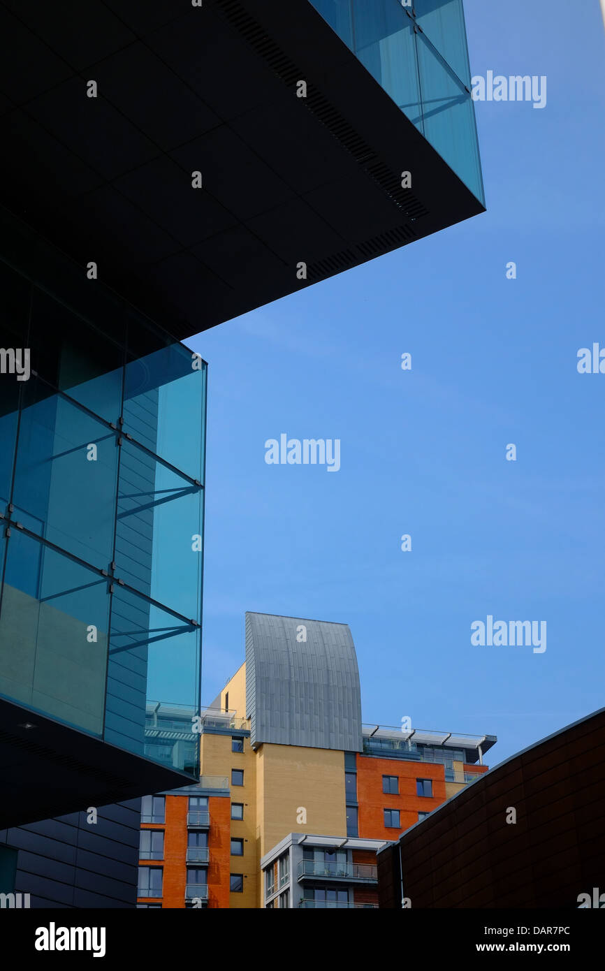 England, Manchester, modern law courts Stock Photo Alamy