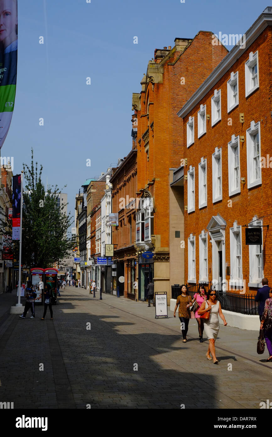 England, Manchester, King Street (boutique shopping area) Stock Photo