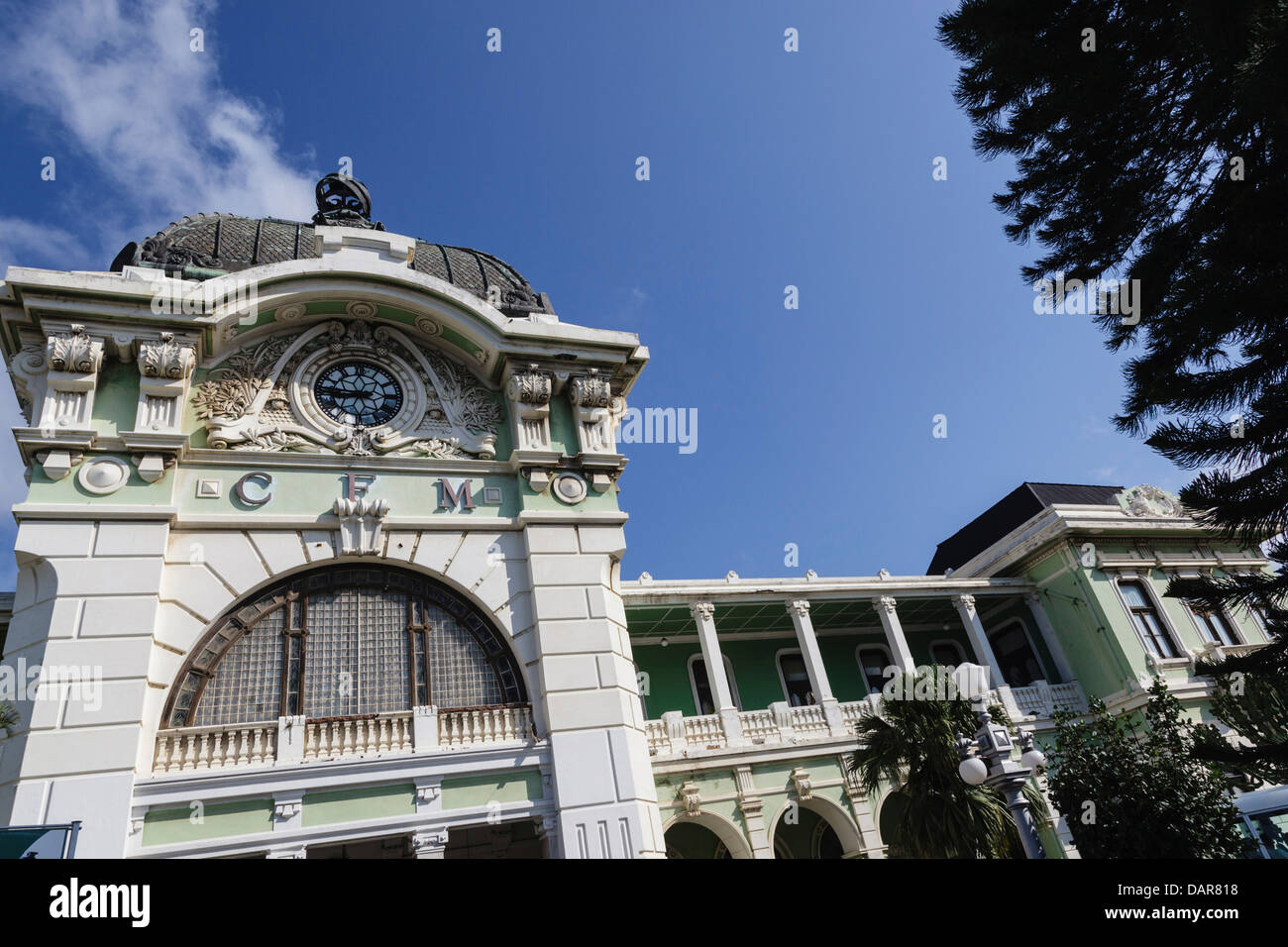 Africa, Mozambique, Maputo. Maputo Central Train Station. Stock Photo