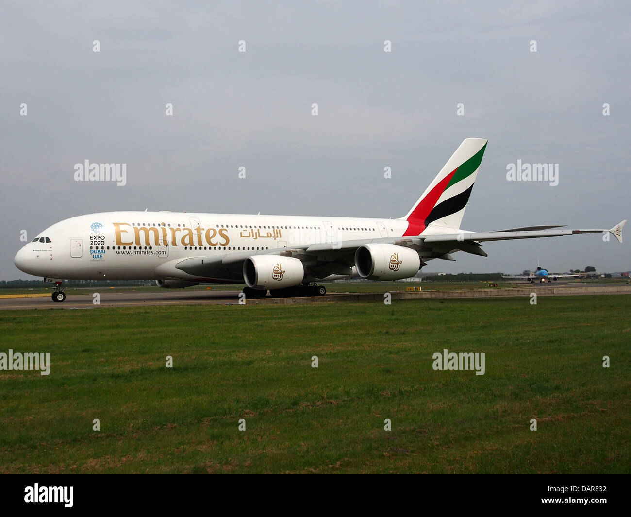 A6-EEB Emirates Airbus A380-861 - cn 109, 13 jun -2013 3 Stock Photo