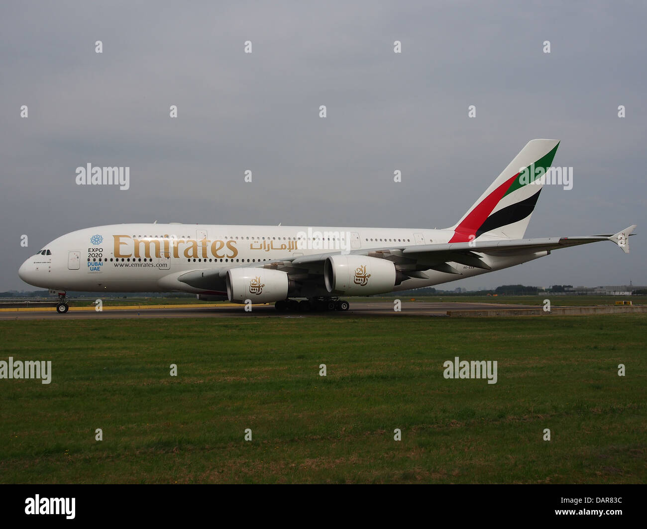 A6-EEB Emirates Airbus A380-861 - cn 109, 13 jun -2013 4 Stock Photo