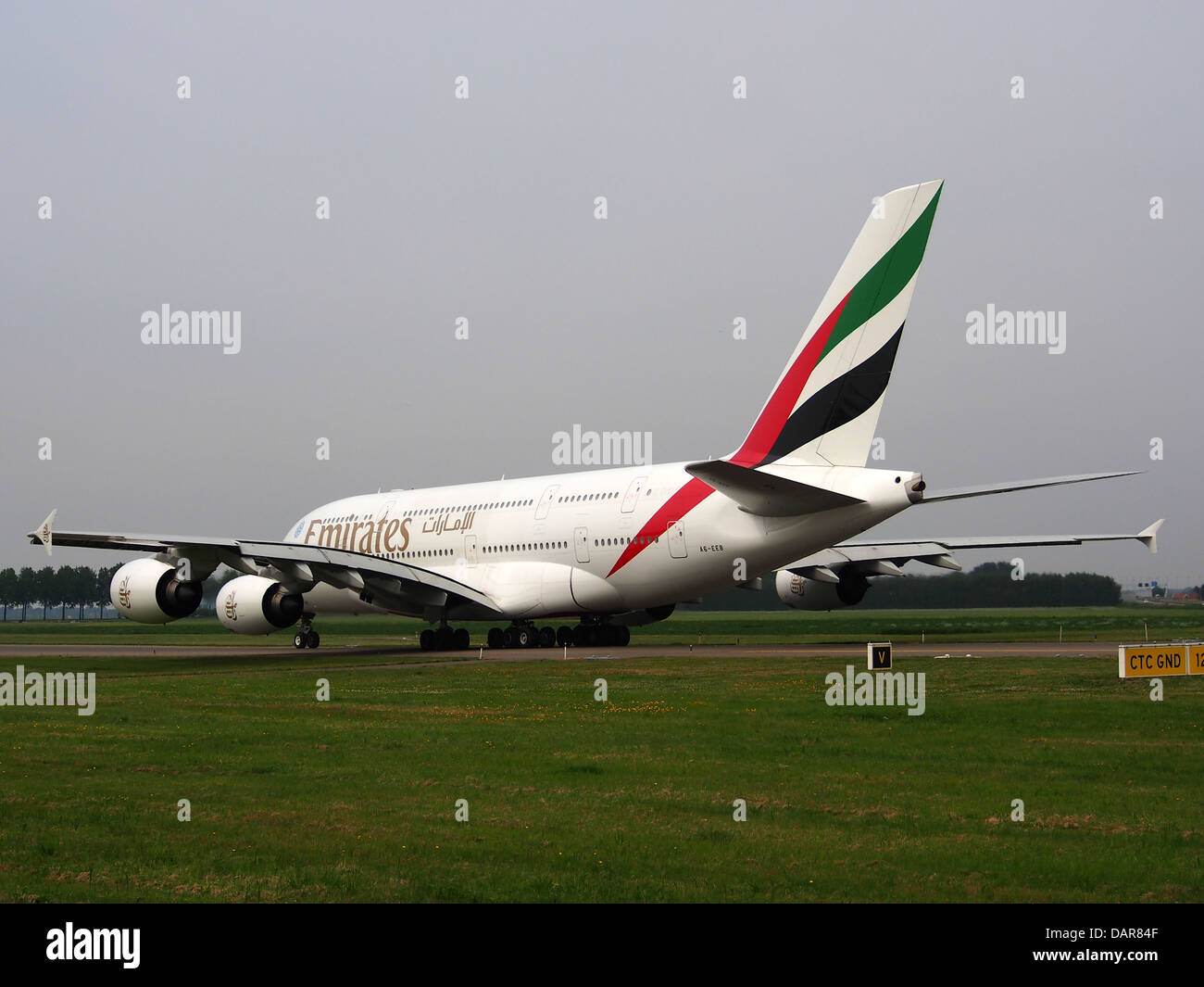 A6-EEB Emirates Airbus A380-861 - cn 109, 13 jun -2013 7 Stock Photo