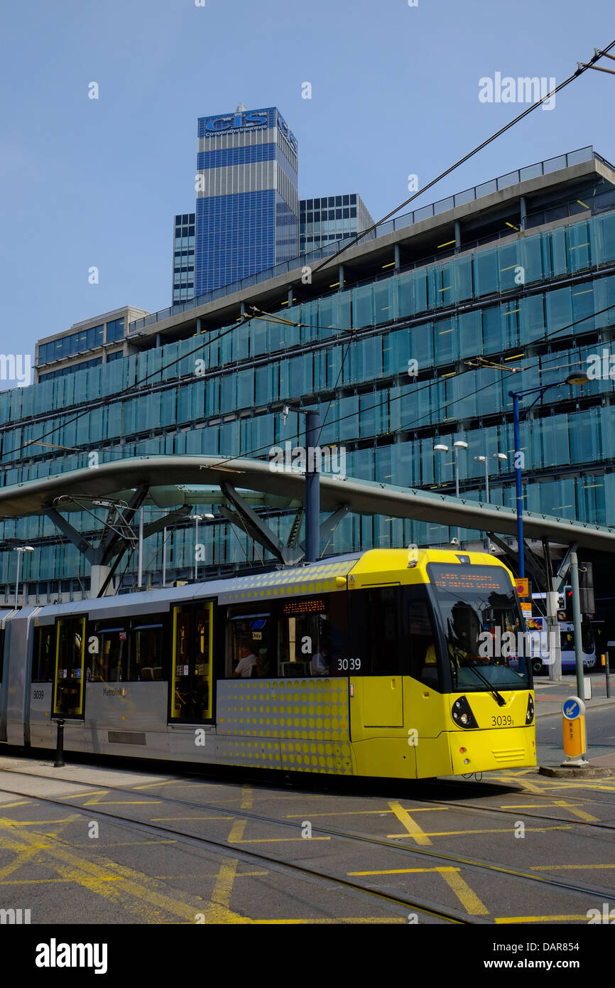 England manchester tram outside hi-res stock photography and images - Alamy