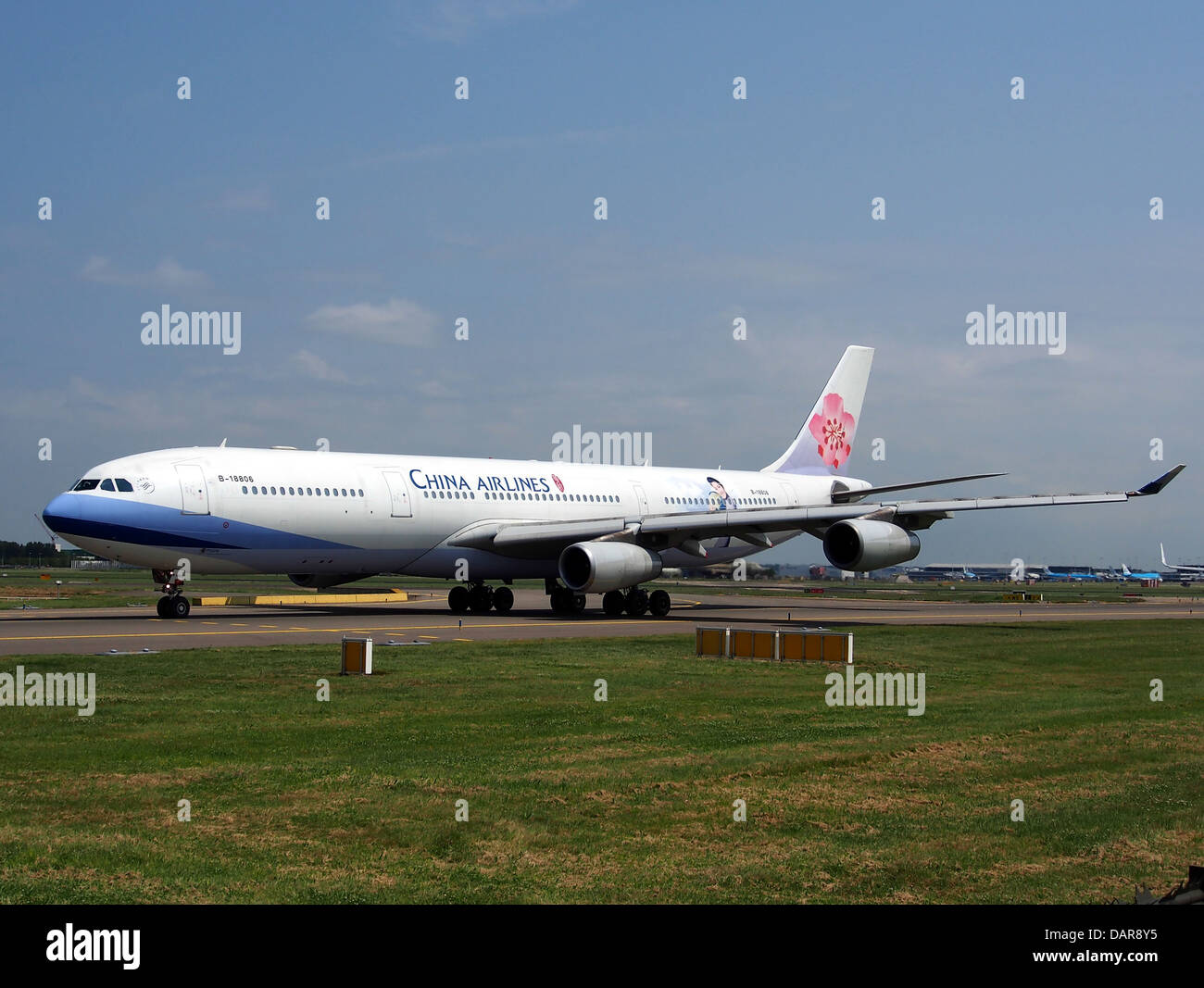 B-18806 China Airlines Airbus A340-313X - cn 433 3 Stock Photo