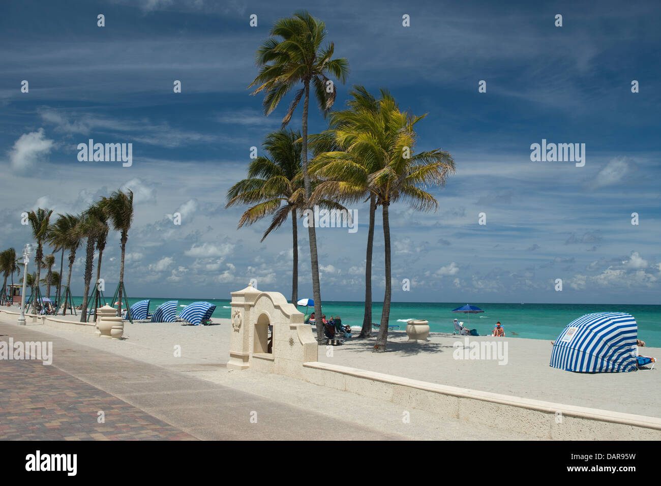 BEACHFRONT PROMENADE HOLLYWOOD BEACH FLORIDA USA Stock Photo Alamy