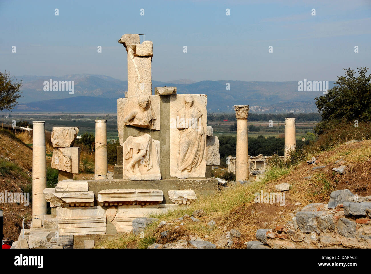 The Archaeological site of Ephesus, Izmir Province, Turkey Stock Photo