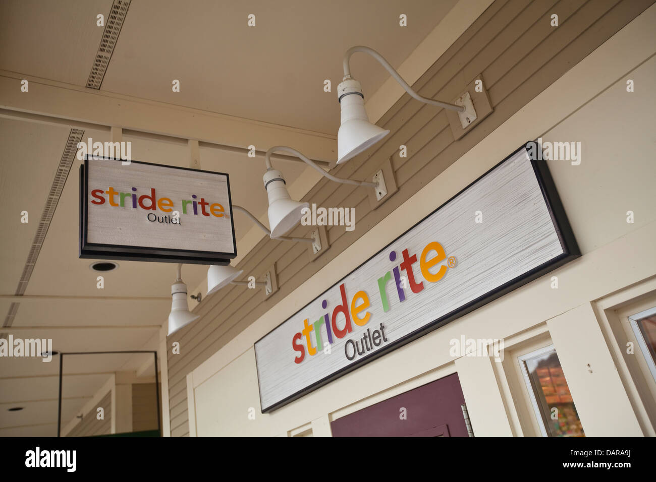 A Stride rite Outlet store is pictured 