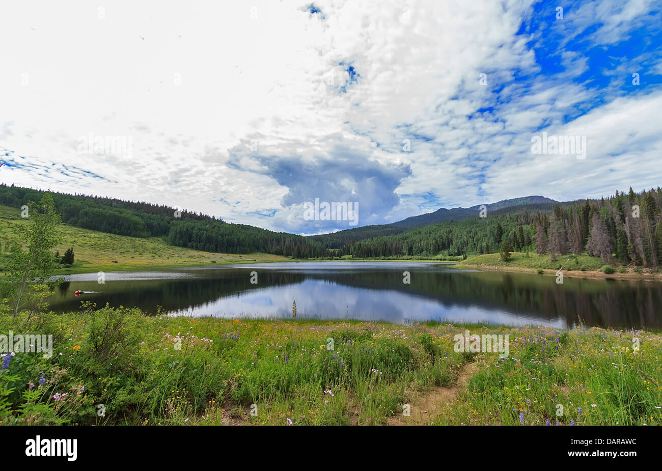 Lake White River National Forest, Colorado Stock Photo Alamy
