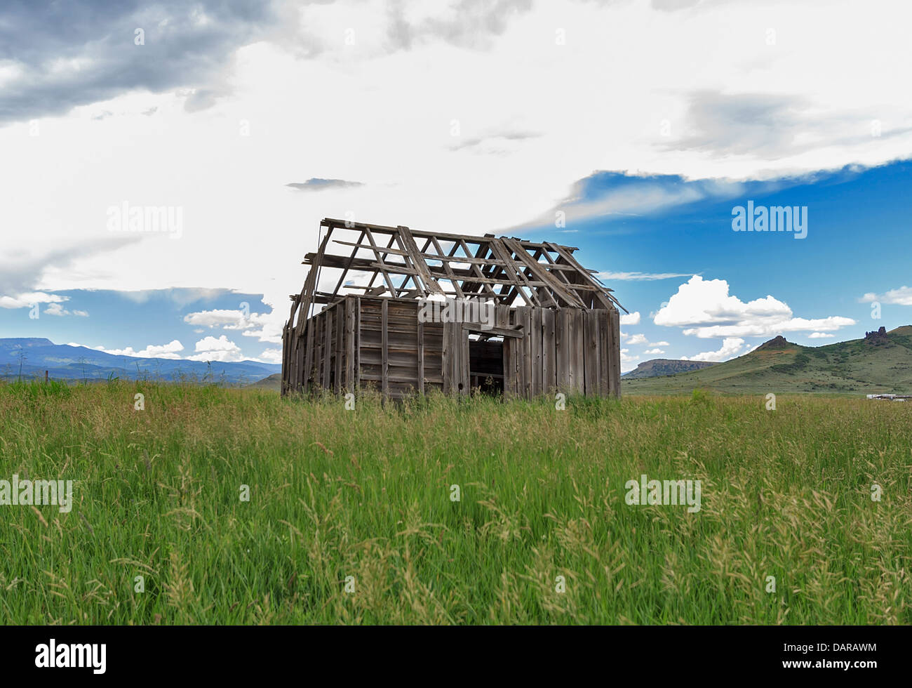 Old Barn in Yampa, Colorado Stock Photo Alamy