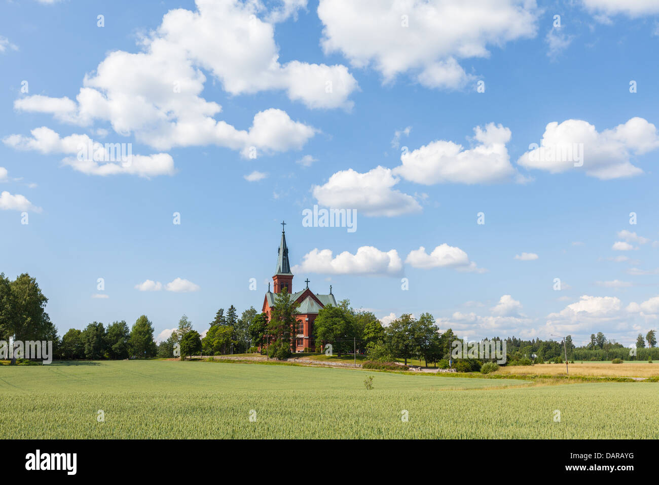 Summery view of Sipoo, Finland Stock Photo