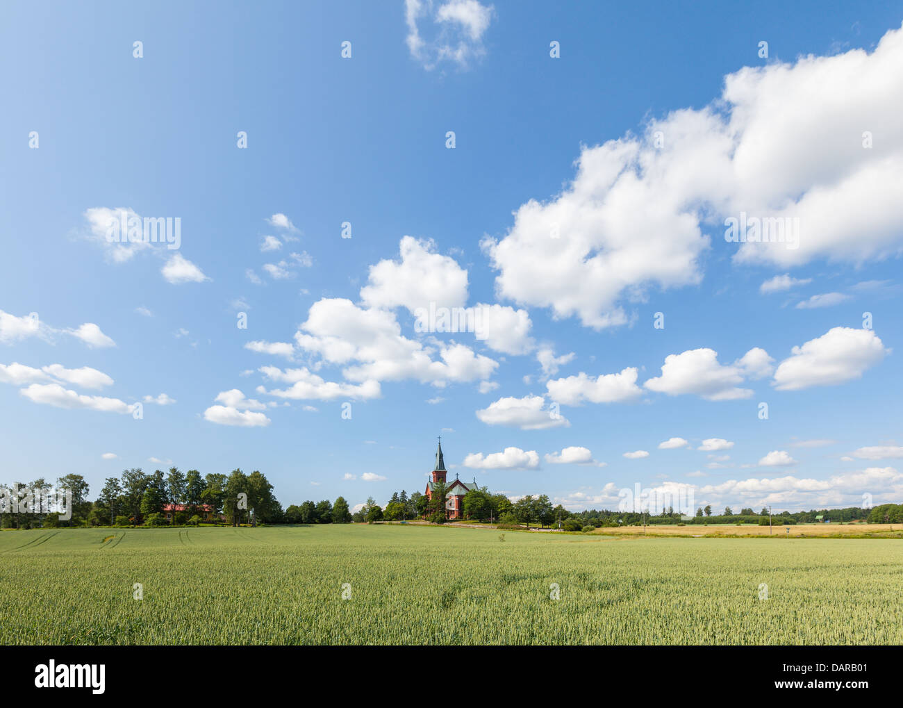 Summery view of Sipoo, Finland Stock Photo