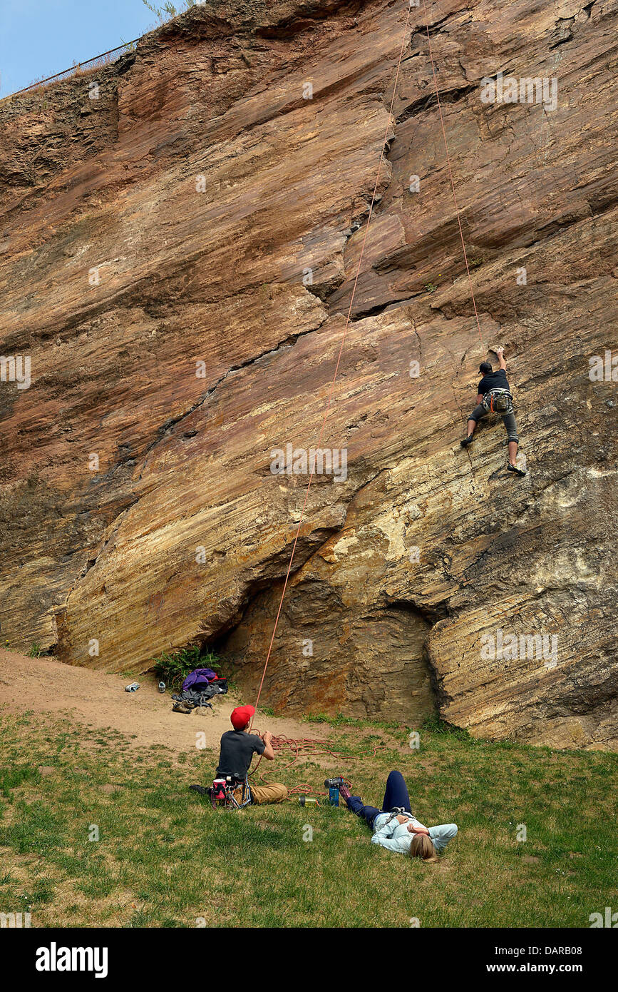 rock climbing san francisco Stock Photo Alamy
