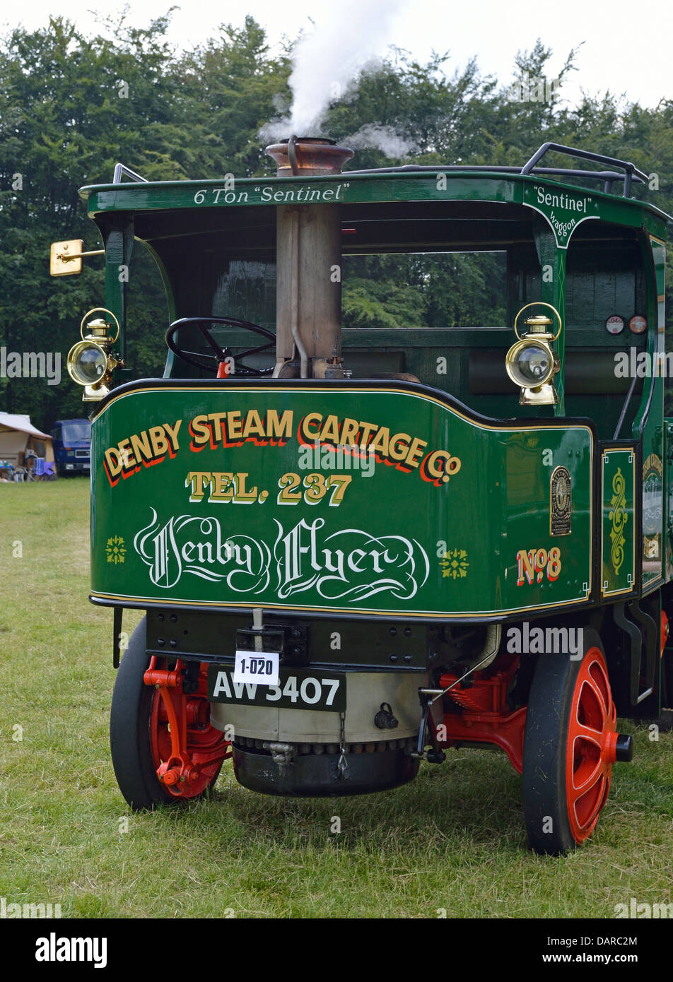 SENTINEL STEAM LORRY.  ENGLAND.  UK Stock Photo