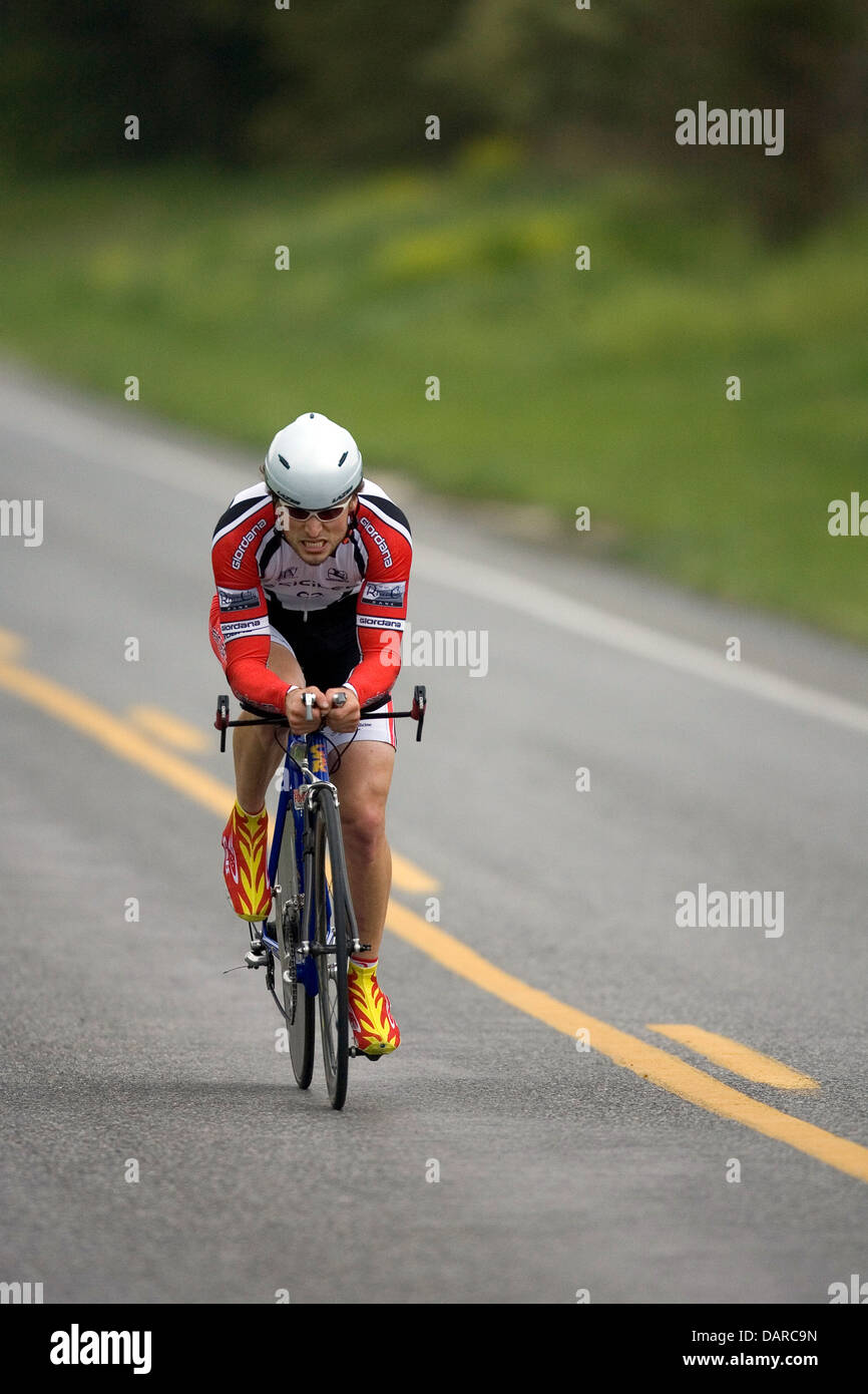 Mason Haymes (SIE) during stage 1 of the Tour of Virginia. Stock Photo