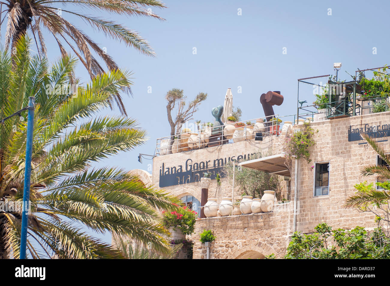 Israel Jaffa Yafo Old City detail Ilana Goor Museum of modern