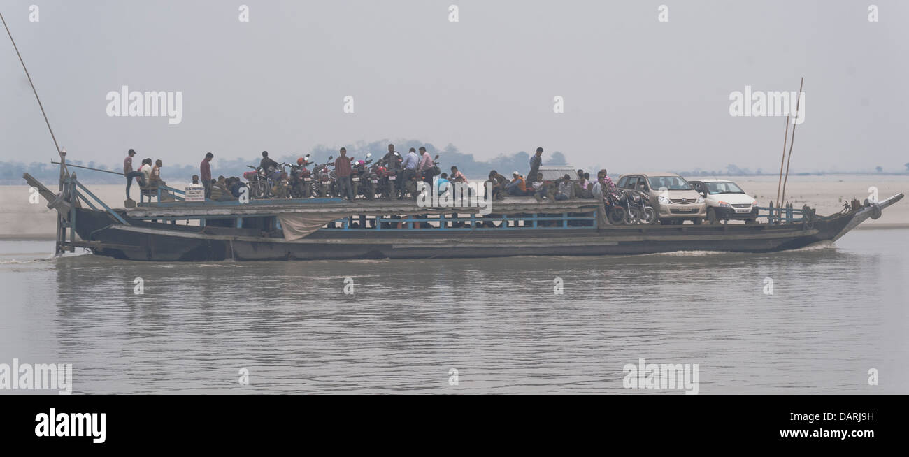 Water, carrier, the,River,Brahmaputra, Stock Photo