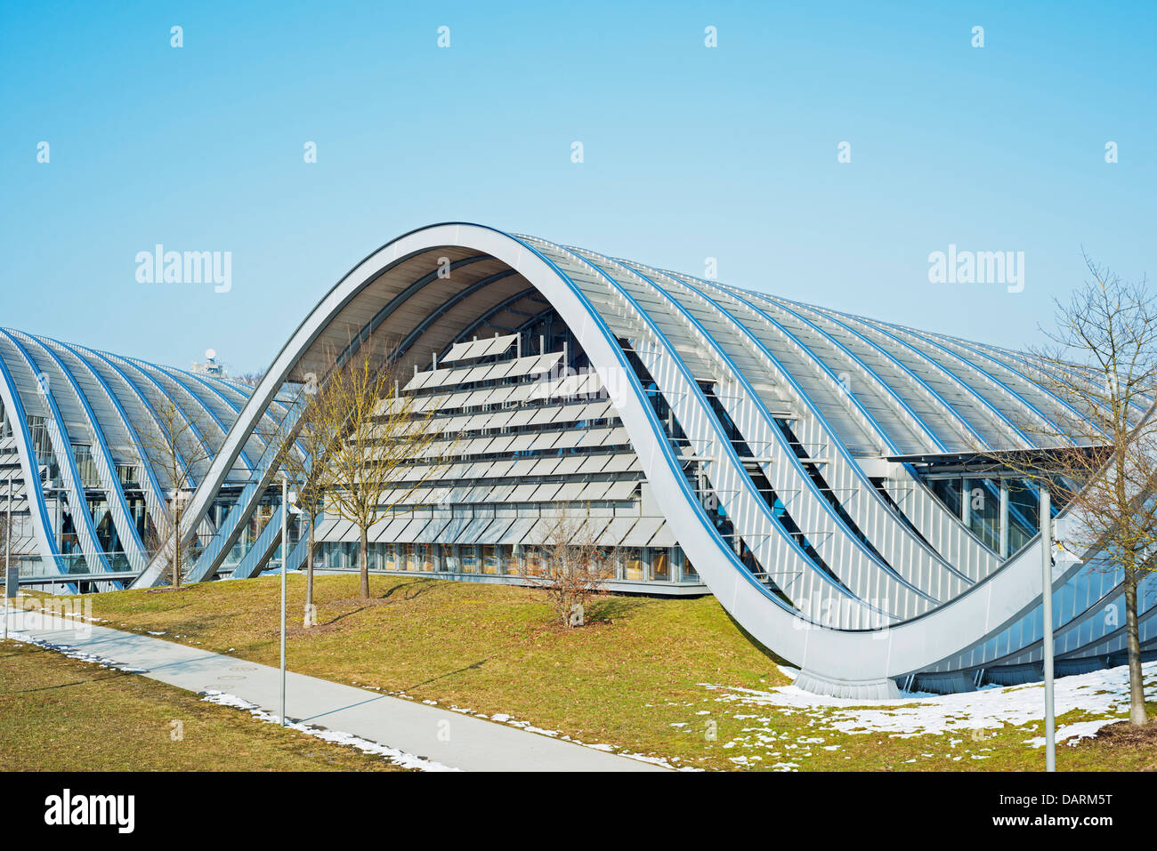 Europe, Switzerland, Bern, Swiss capital city, Zentrum Paul Klee, modern art museum, designed by Renzo Piano Stock Photo