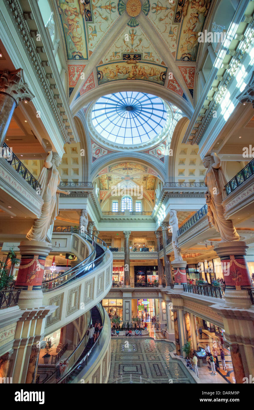 Inside The Forum Shops Luxury Shopping Mall at Caesars Palace, Las Vegas  Stock Photo - Alamy