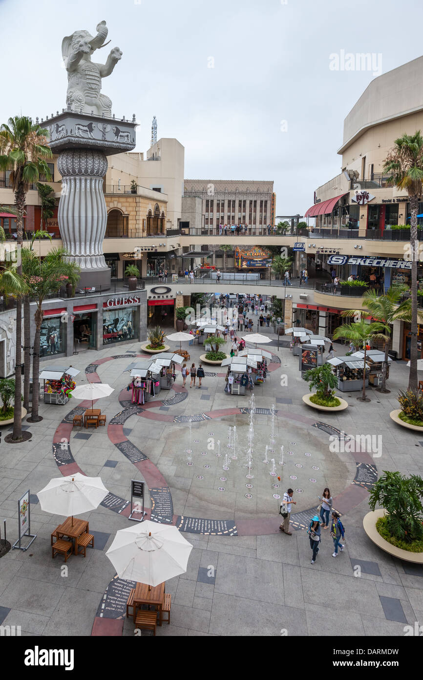 Hollywood and Highland Center shopping mall Stock Photo