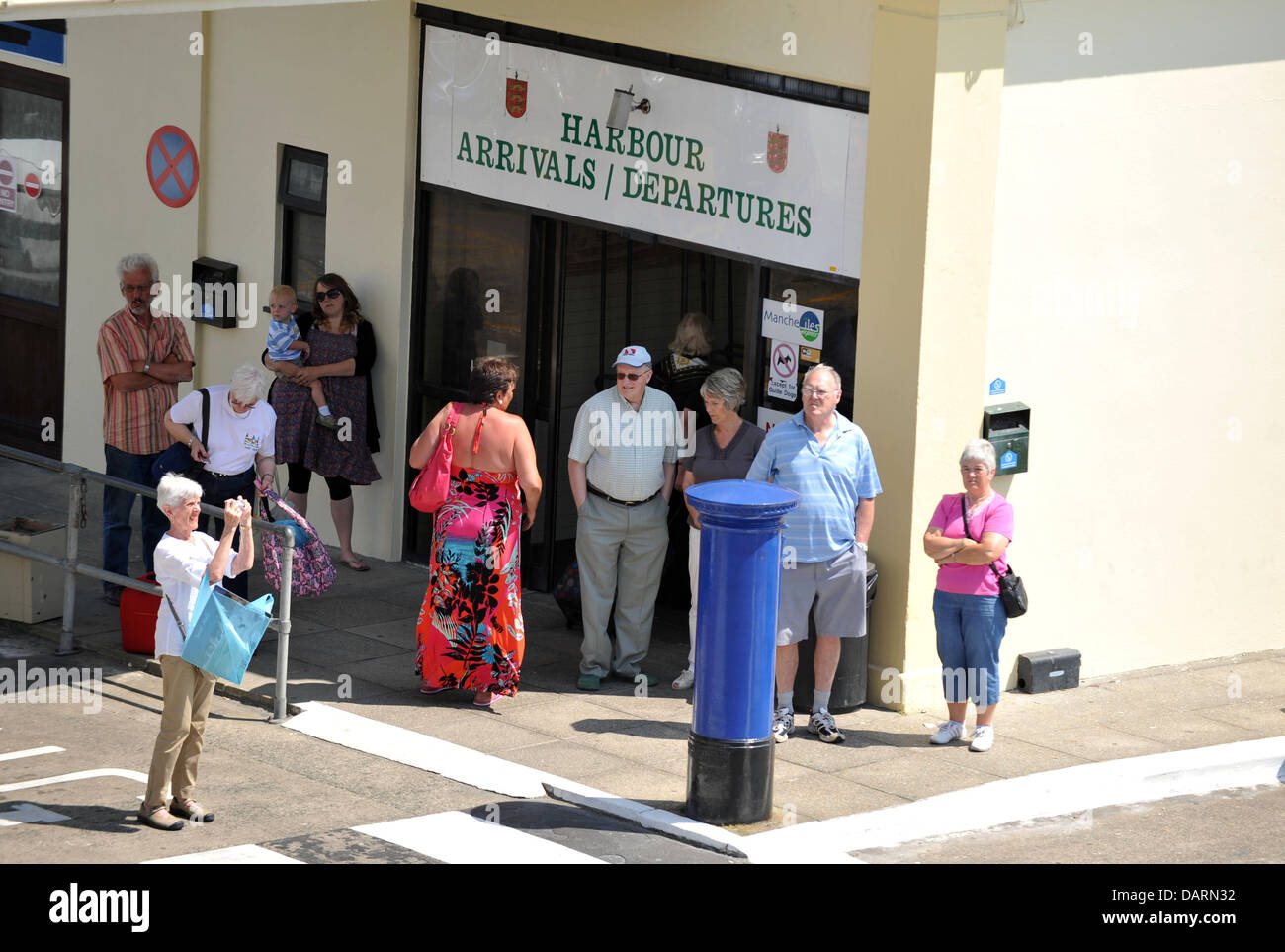 Guernsey, arrivals and departures office, Guernsey Channel Islands