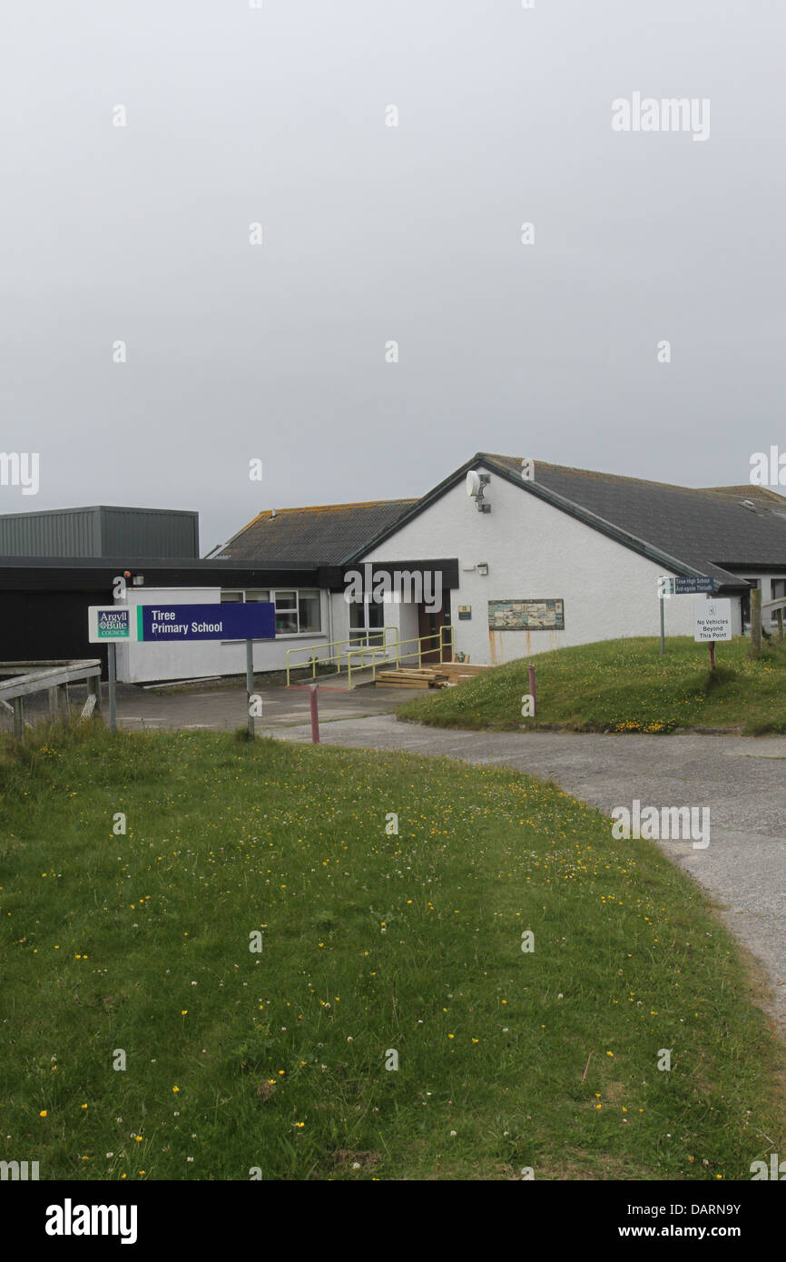 Tiree Primary School Isle Of Tiree Scotland June 2013 Stock Photo Alamy