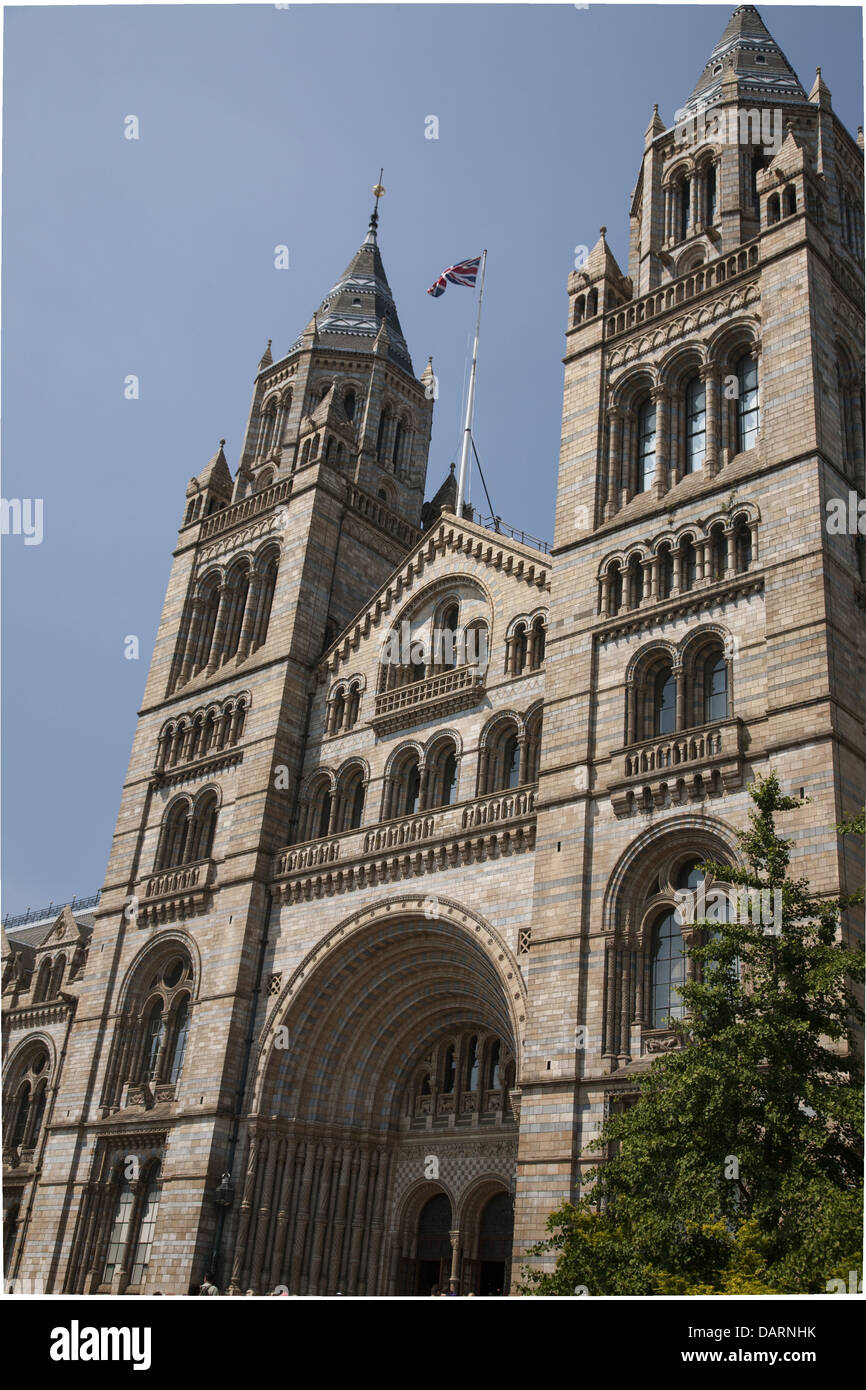 Outside the Natural History museum, London, England, UK, GB Stock Photo