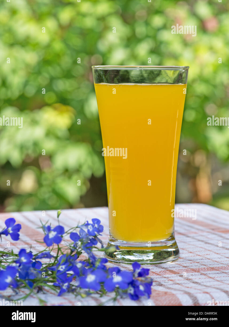glass of juice Stock Photo