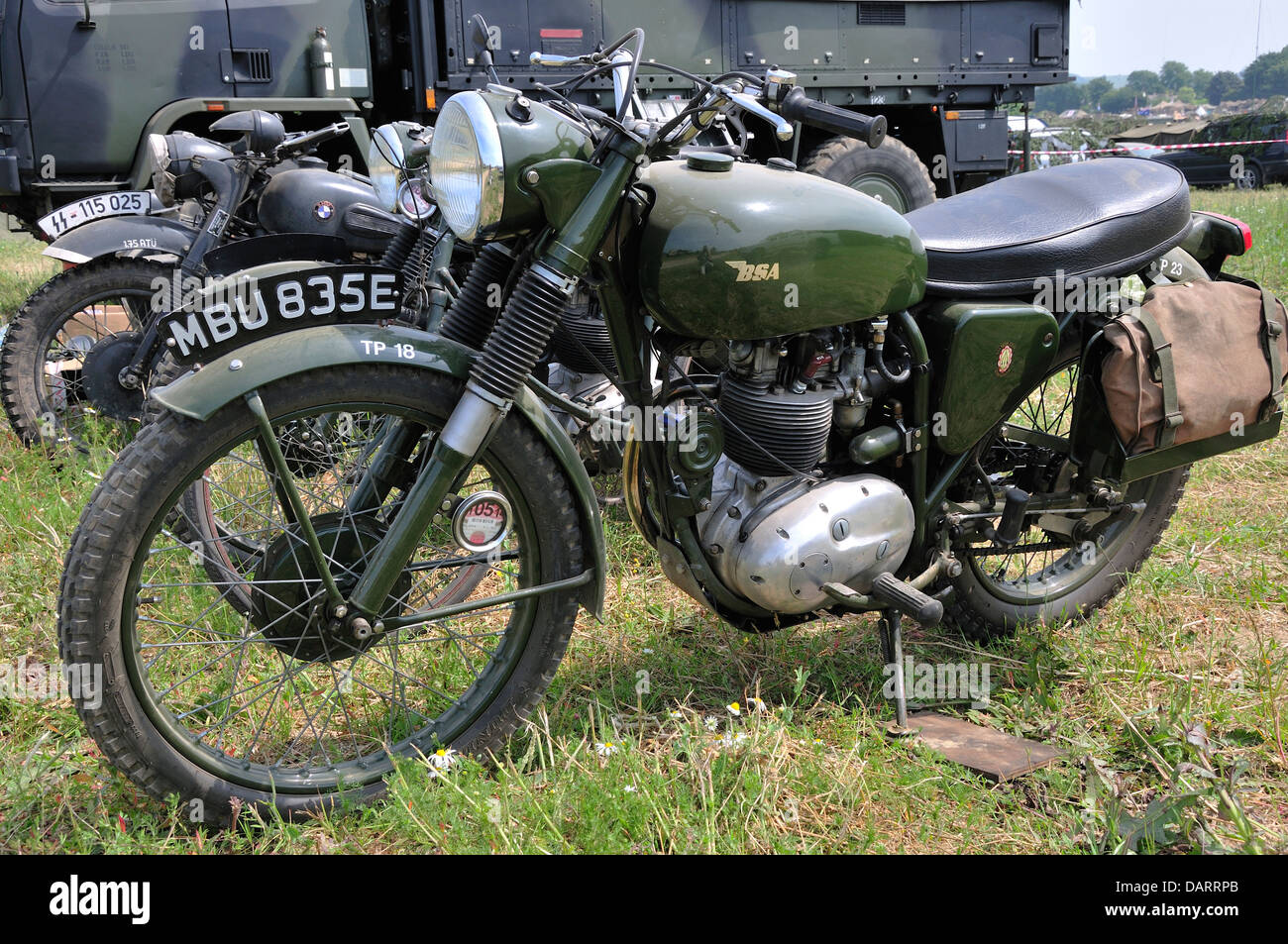 Military green motorbike hi-res stock photography and images - Alamy