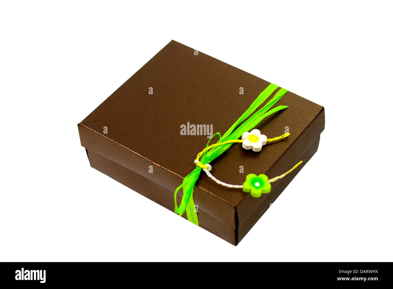 brown gift box Stock Photo Alamy