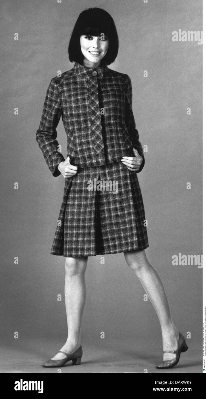 Fashion, 1960s, ladies' fashion, streetwear, model wearing 