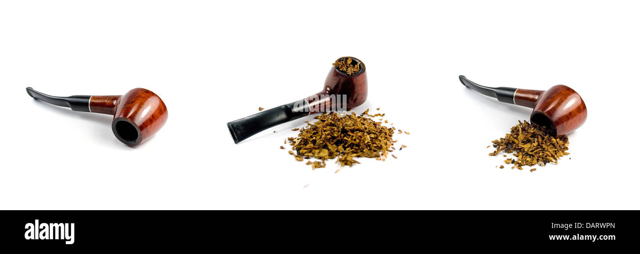tobaccopipe and tobacco Stock Photo Alamy