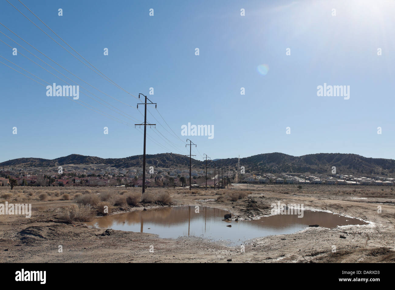 LOS ANGELES CA. Landscapes of Palmdale in Palmdale, California on