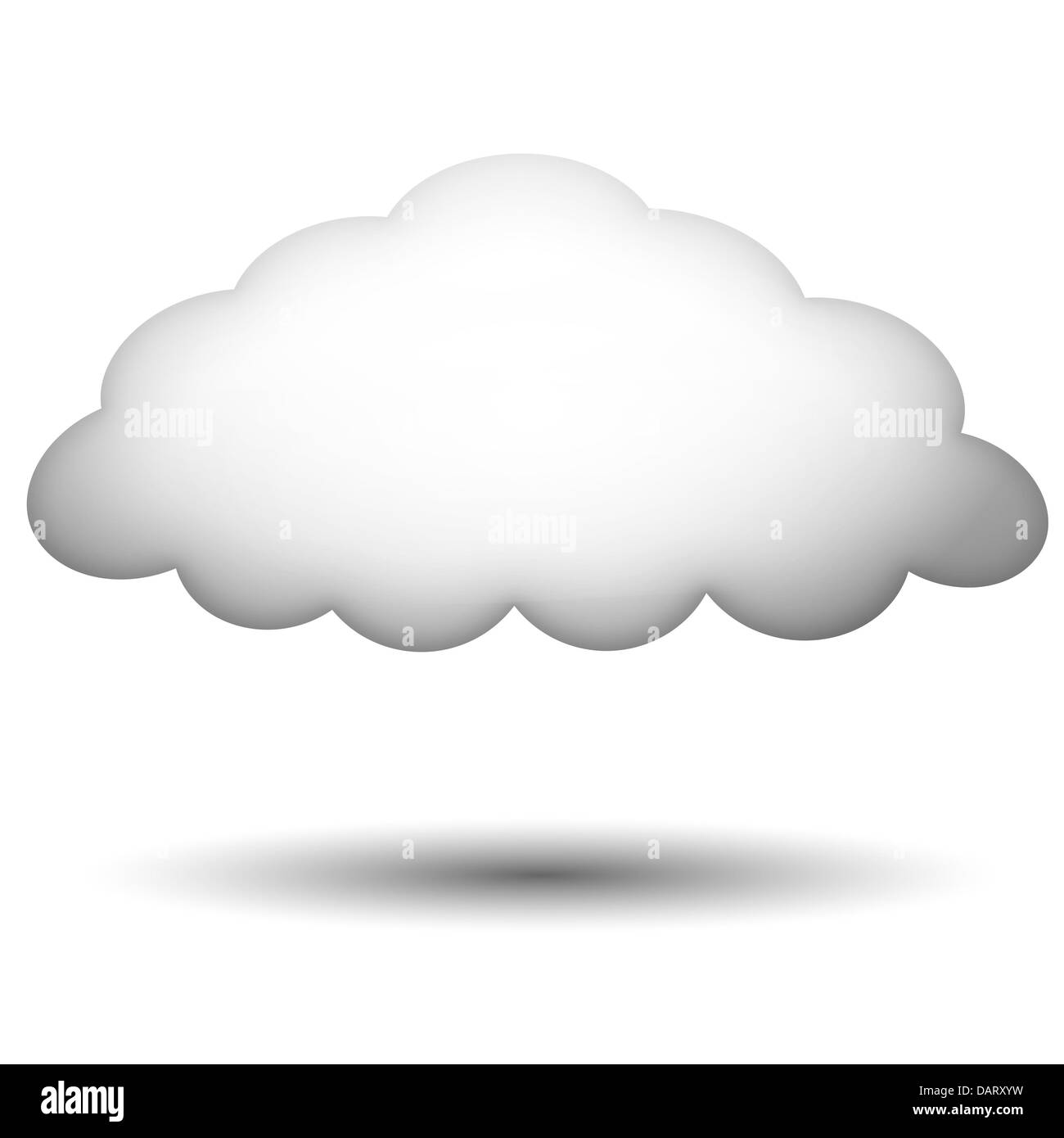 cloud shape Stock Photo