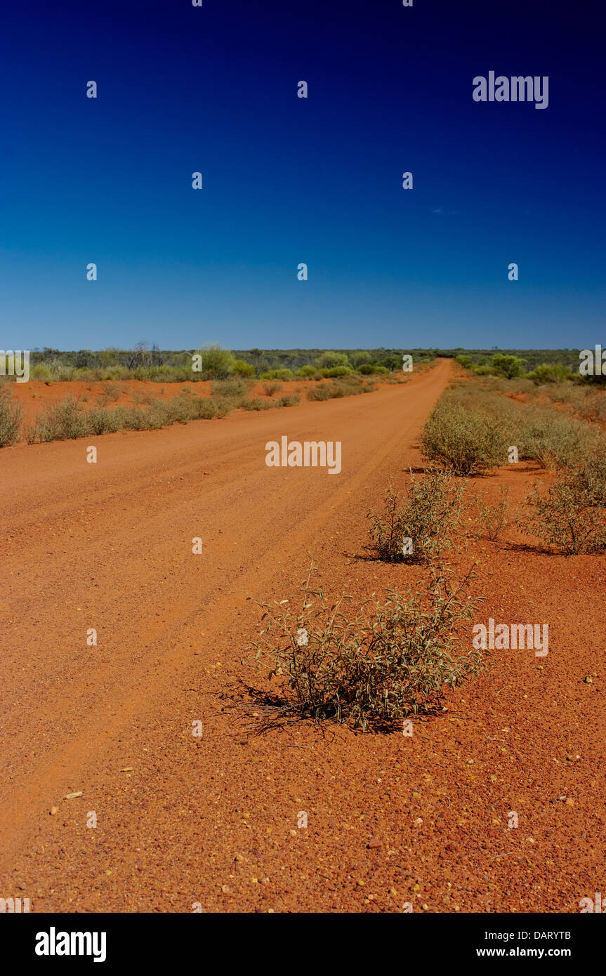 Outback road, Australia Stock Photo