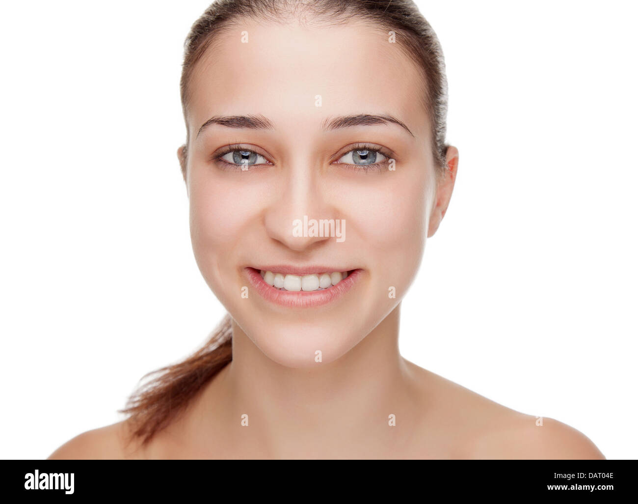 Young beauty with perfect skin Stock Photo
