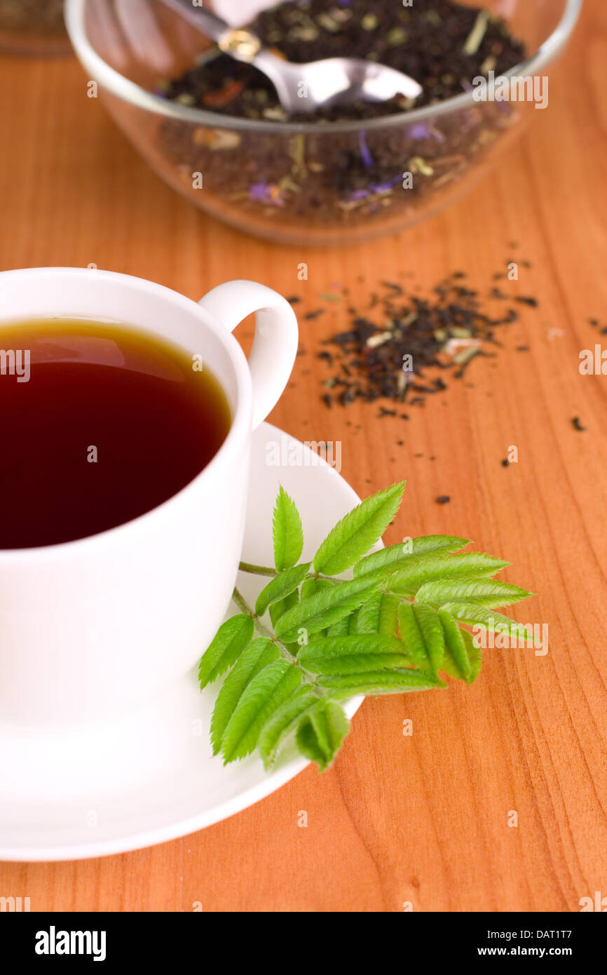 cup of black tea Stock Photo Alamy
