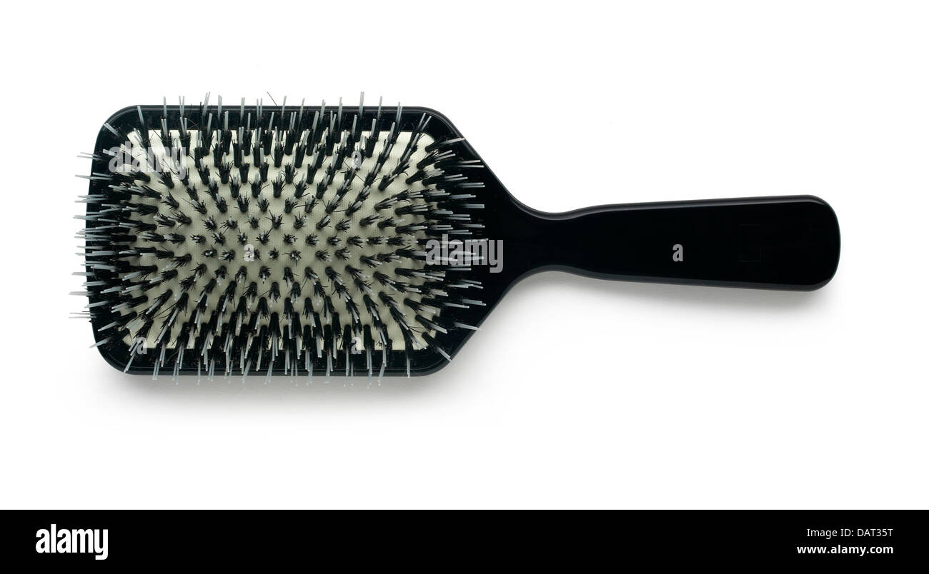 Black hairbrush hi-res stock photography and images - Alamy