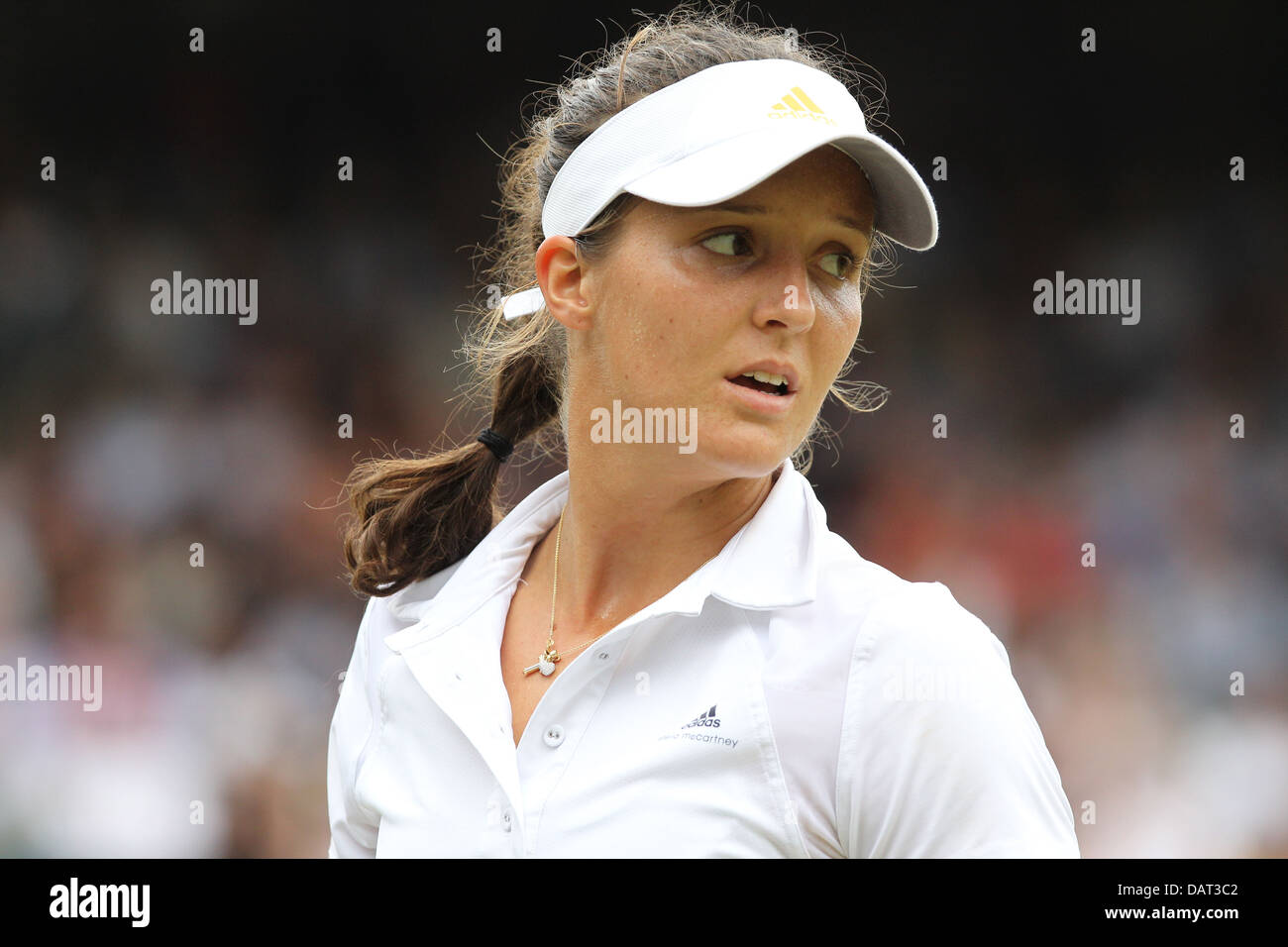 Laura Robson at Wimbledon Tennis Championships 2013 Stock Photo
