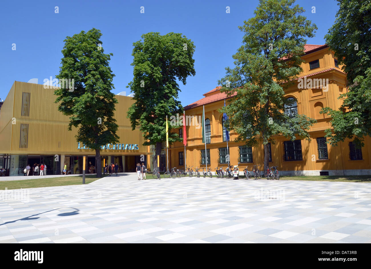 Lenbachhaus Munich Golden Cube Expansion By Norman Foster Bavaria