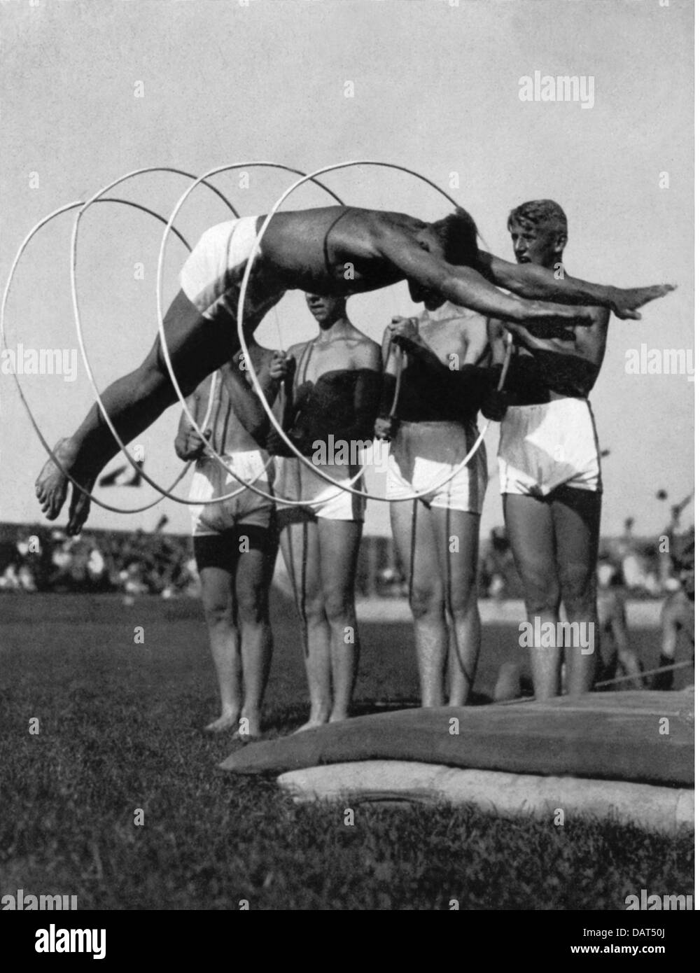 Nazism / National Socialism, sports, sporty demonstration during the Reichsnaehrstand exhibition, Munich, 30.5. - 6.6.1937, Additional-Rights-Clearences-Not Available Stock Photo