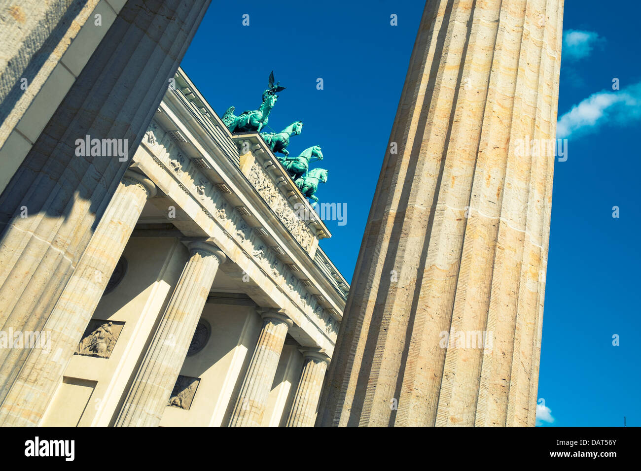 Brandenburg Gate in Berlin Germany Stock Photo