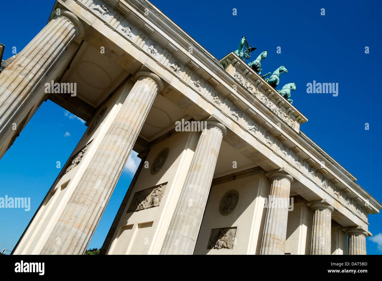 Brandenburg Gate in Berlin Germany Stock Photo