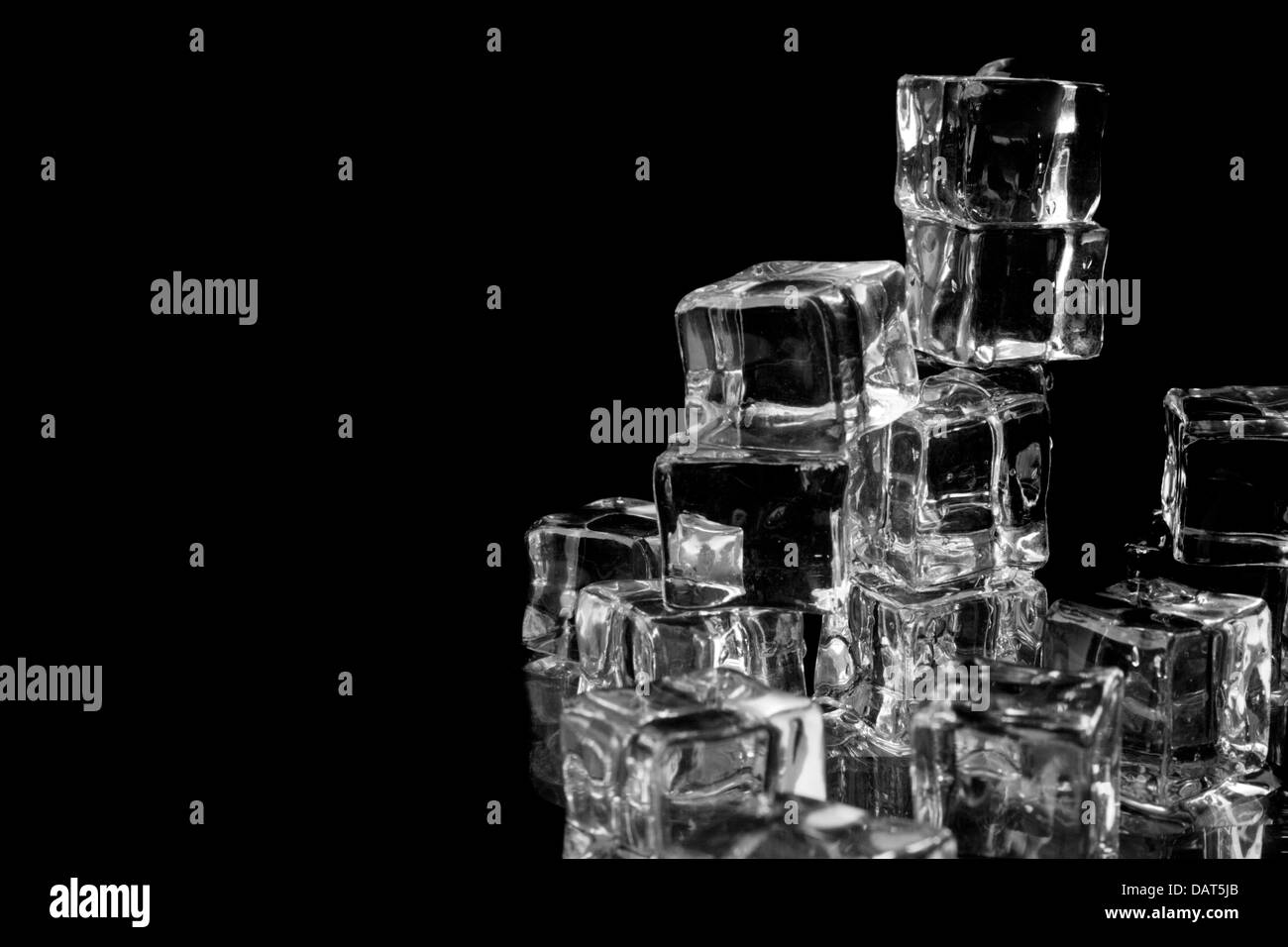 stack of ice cubes Stock Photo Alamy