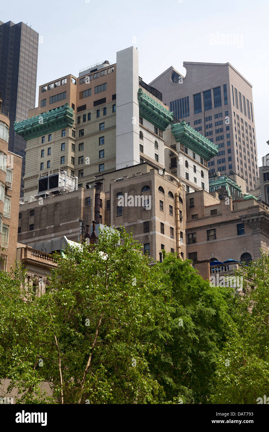 Architecture in midtown Manhattan, New York City Stock Photo
