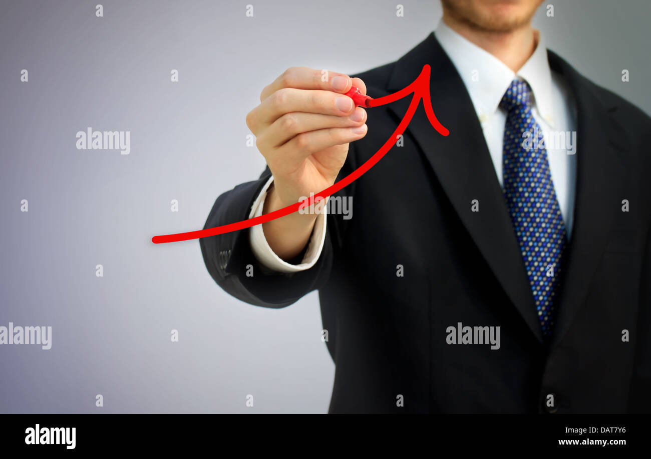 Rising arrow graph hi-res stock photography and images - Alamy