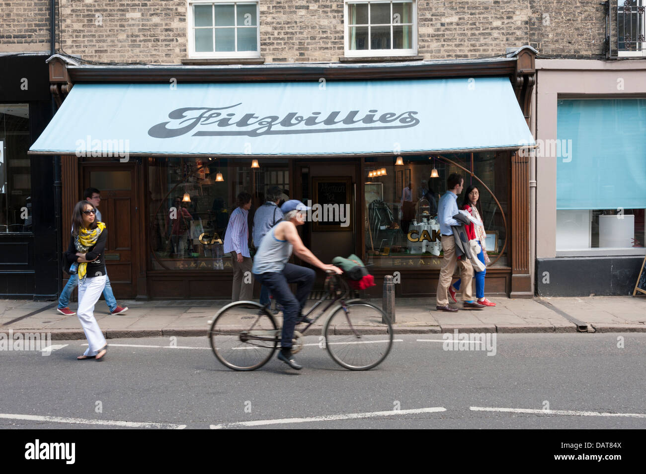 Fitzbillies cafe and bakers shop Trumpington Street Cambridge UK Stock Photo