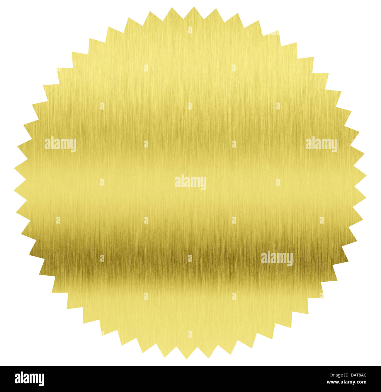 gold foil stamp with clipping path included Stock Photo Alamy
