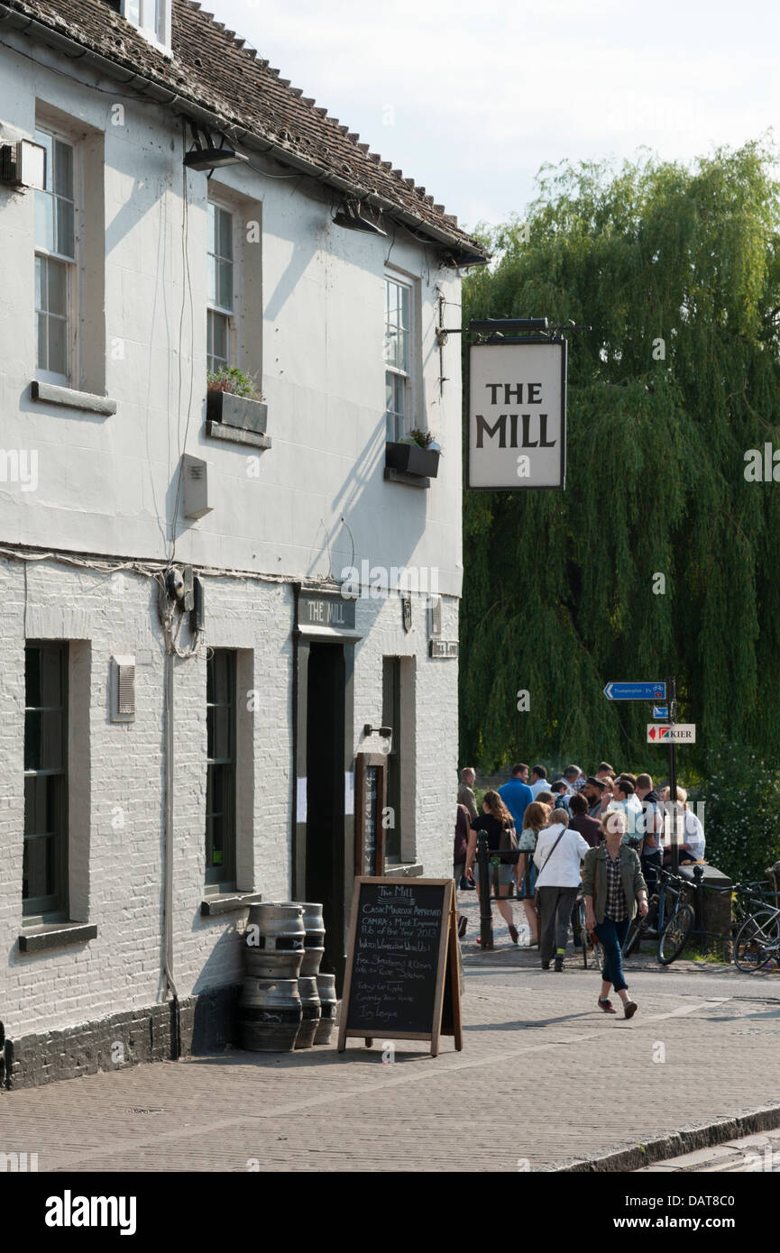 The Mill Pub Mill Lane Cambridge UK Stock Photo Alamy