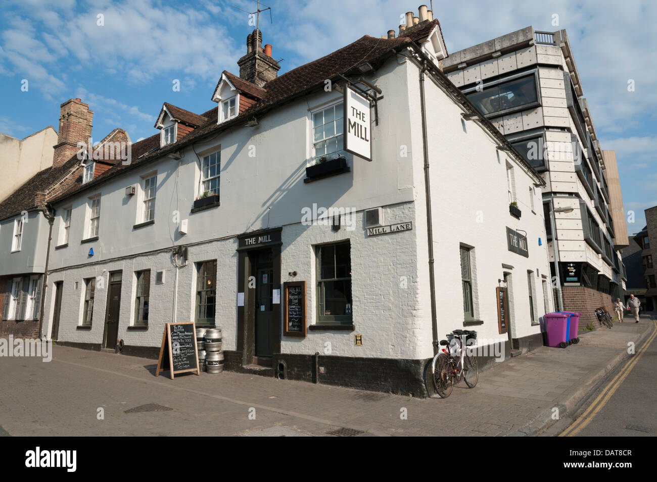 The Mill Pub Mill Lane Cambridge UK Stock Photo Alamy