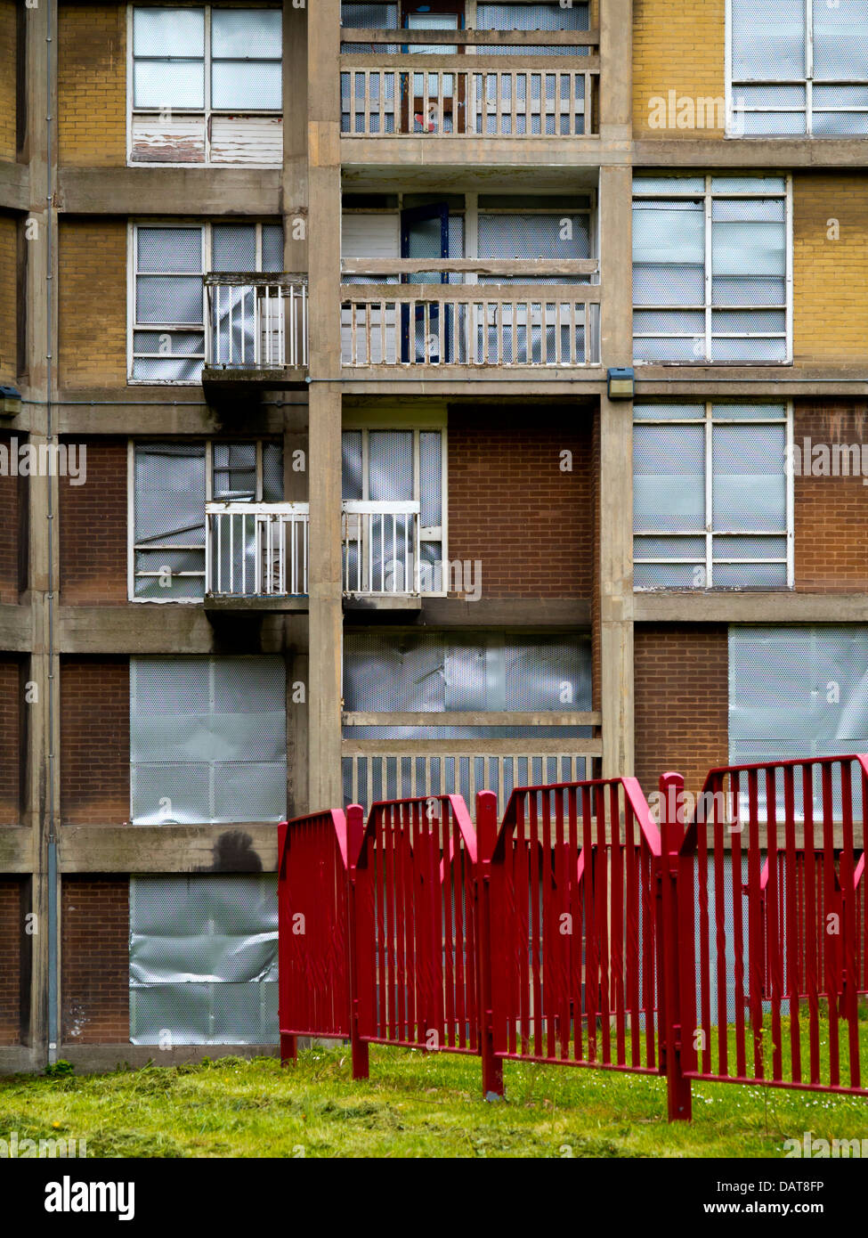 Park Hill flats Sheffield England UK a listed building opened in 1961